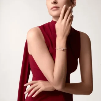 Juste Un Clou armbånd, klassisk model, diamanter