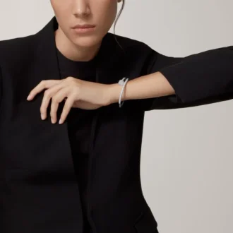 Juste Un Clou armbånd, klassisk model, diamanter