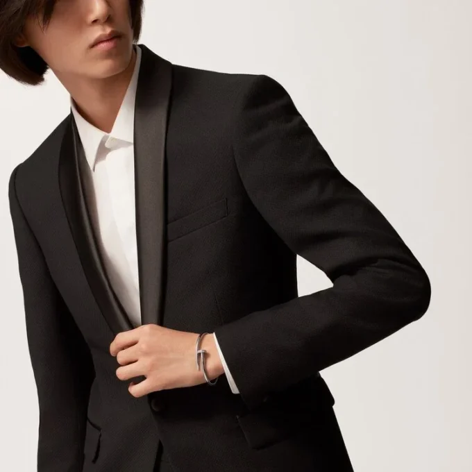 Juste Un Clou armbånd, klassisk model, diamanter Juste Un Clou armbånd, klassisk model, diamanter