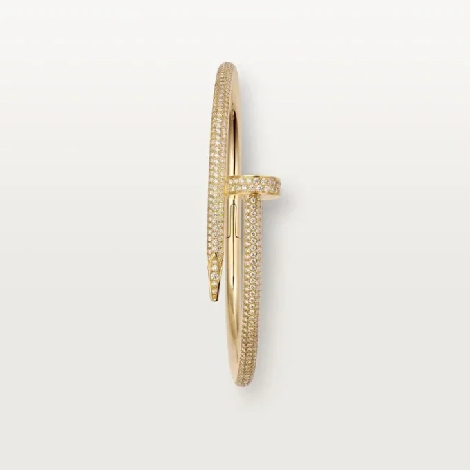 Juste Un Clou armbånd, klassisk model, diamanter Juste Un Clou armbånd, klassisk model, diamanter