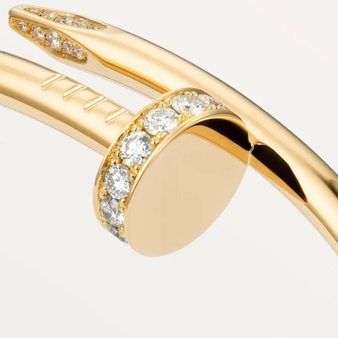 Juste Un Clou armbånd, klassisk model, diamanter Juste Un Clou armbånd, klassisk model, diamanter