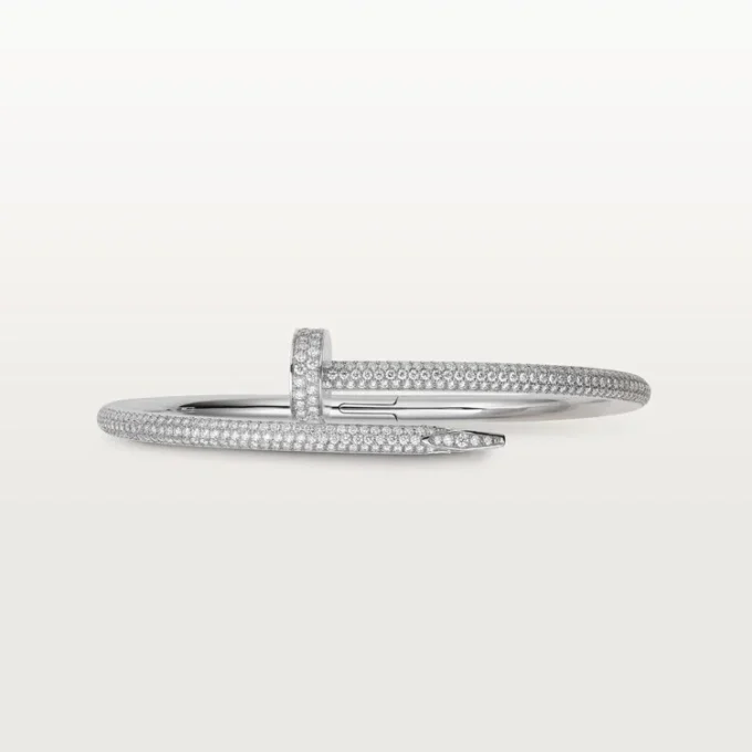 Juste Un Clou armbånd, klassisk model, diamanter Juste Un Clou armbånd, klassisk model, diamanter