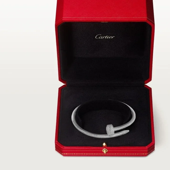 Juste Un Clou armbånd, klassisk model, diamanter Juste Un Clou armbånd, klassisk model, diamanter