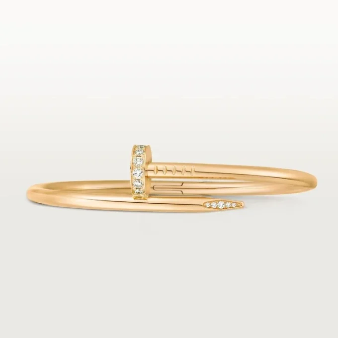 Juste Un Clou armbånd, klassisk model, diamanter Juste Un Clou armbånd, klassisk model, diamanter