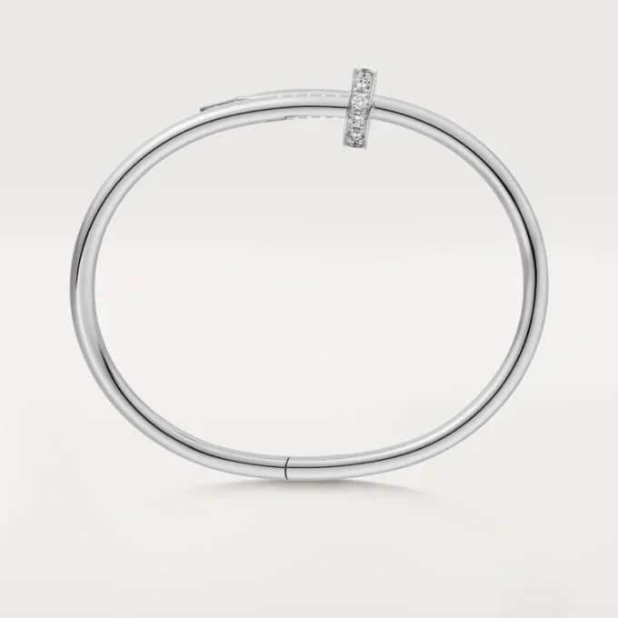 Juste Un Clou armbånd, klassisk model, diamanter Juste Un Clou armbånd, klassisk model, diamanter