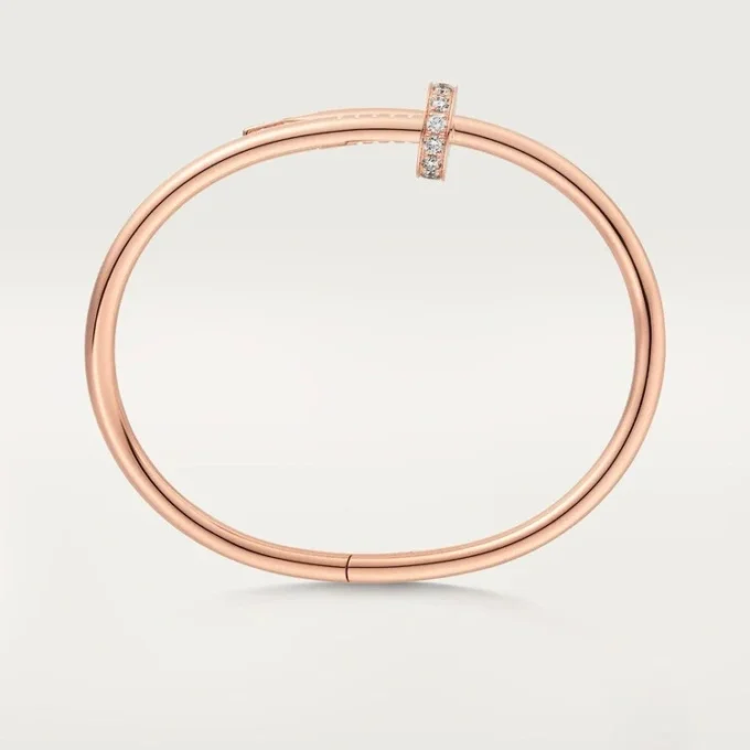 Juste Un Clou armbånd, klassisk model, diamanter Juste Un Clou armbånd, klassisk model, diamanter