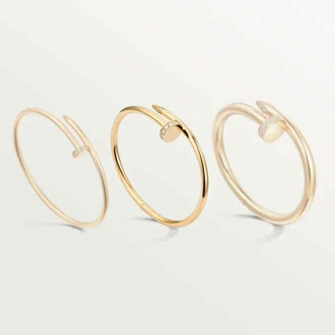 Juste Un Clou armbånd, klassisk model, diamanter Juste Un Clou armbånd, klassisk model, diamanter