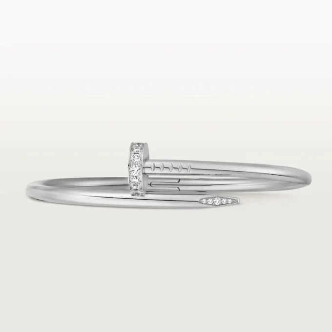 Juste Un Clou armbånd, klassisk model, diamanter Juste Un Clou armbånd, klassisk model, diamanter