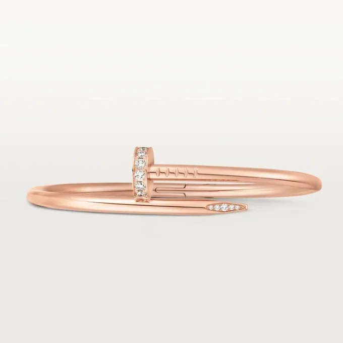 Juste Un Clou armbånd, klassisk model, diamanter Juste Un Clou armbånd, klassisk model, diamanter
