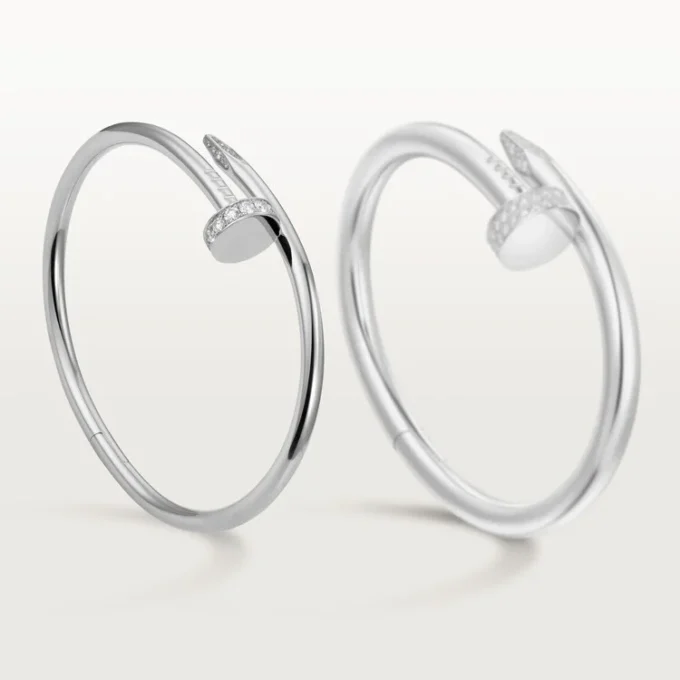 Juste Un Clou armbånd, klassisk model, diamanter Juste Un Clou armbånd, klassisk model, diamanter