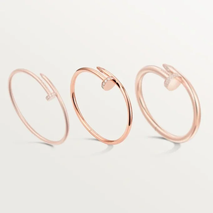 Juste Un Clou armbånd, klassisk model, diamanter Juste Un Clou armbånd, klassisk model, diamanter