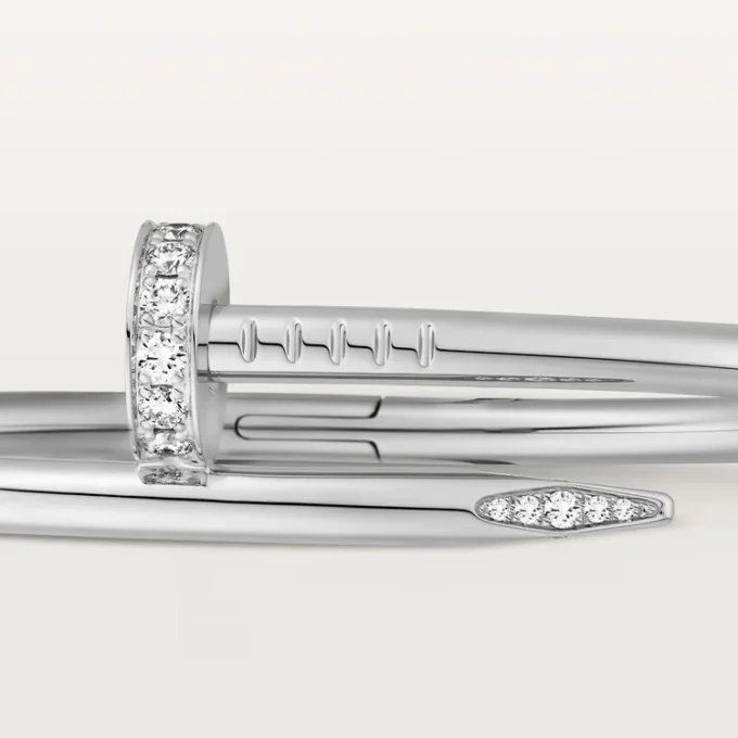 Juste Un Clou armbånd, klassisk model, diamanter Juste Un Clou armbånd, klassisk model, diamanter