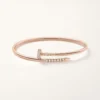 Juste Un Clou-armbånd, lille model, bagudvendte diamanter Juste Un Clou-armbånd, lille model, bagudvendte diamanter