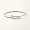Juste Un Clou-armbånd, lille model, bagudvendte diamanter Juste Un Clou-armbånd, lille model, bagudvendte diamanter