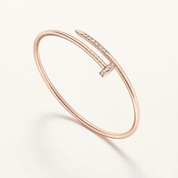 Juste Un Clou-armbånd, lille model, bagudvendte diamanter Juste Un Clou-armbånd, lille model, bagudvendte diamanter