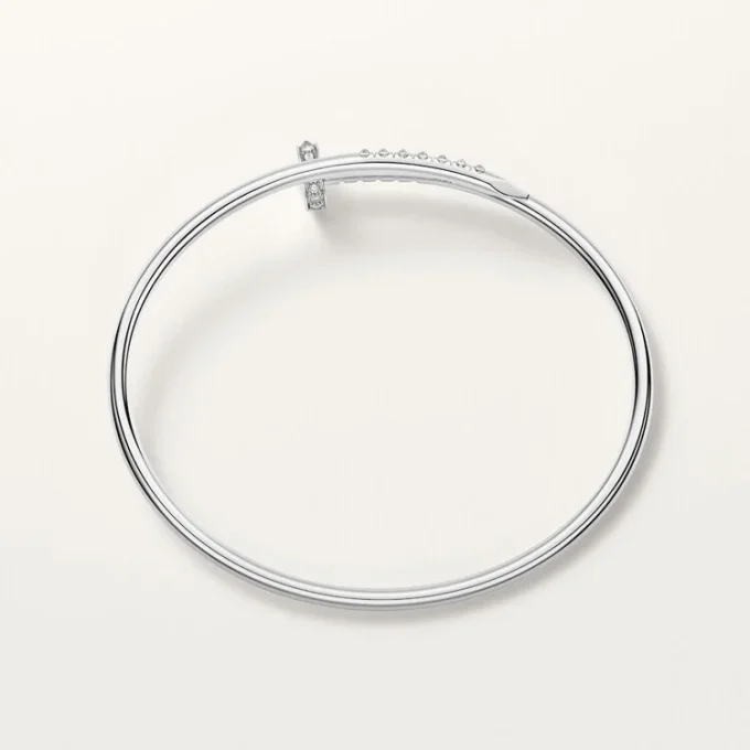 Juste Un Clou-armbånd, lille model, bagudvendte diamanter Juste Un Clou-armbånd, lille model, bagudvendte diamanter