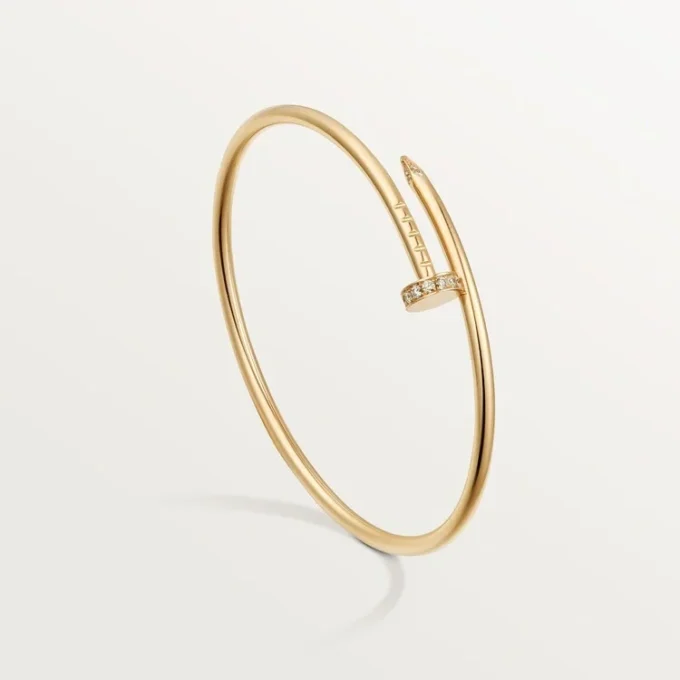 Juste Un Clou-armbånd, lille model, diamanter Juste Un Clou-armbånd, lille model, diamanter