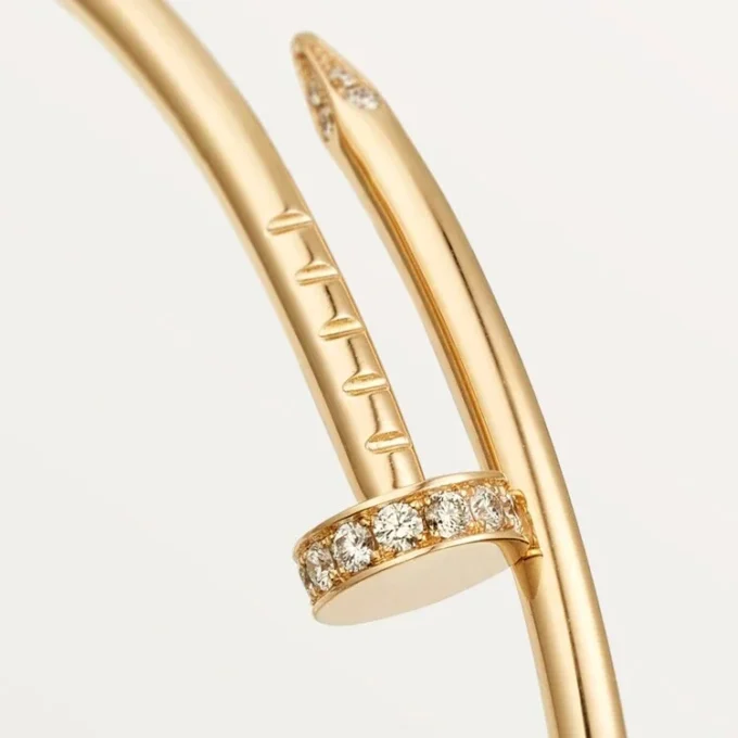 Juste Un Clou-armbånd, lille model, diamanter Juste Un Clou-armbånd, lille model, diamanter
