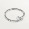 Juste Un Clou-armbånd, stor model, diamanter Juste Un Clou-armbånd, stor model, diamanter