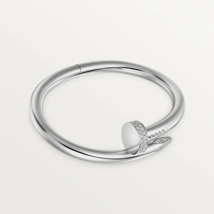 Juste Un Clou-armbånd, stor model, diamanter Juste Un Clou-armbånd, stor model, diamanter