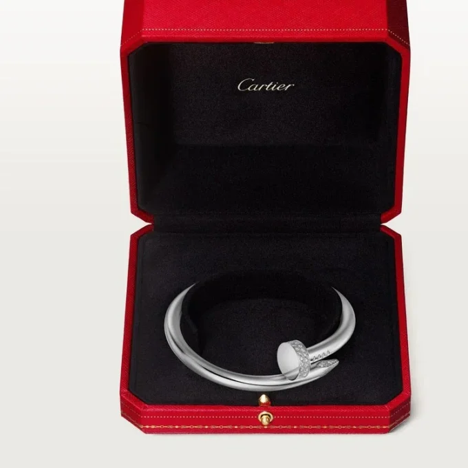 Juste Un Clou-armbånd, stor model, diamanter Juste Un Clou-armbånd, stor model, diamanter