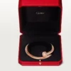 Juste Un Clou-armbånd, stor model, diamanter Juste Un Clou-armbånd, stor model, diamanter