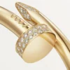 Juste Un Clou-armbånd, stor model, diamanter Juste Un Clou-armbånd, stor model, diamanter