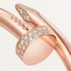 Juste Un Clou-armbånd, stor model, diamanter Juste Un Clou-armbånd, stor model, diamanter