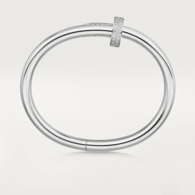 Juste Un Clou-armbånd, stor model, diamanter Juste Un Clou-armbånd, stor model, diamanter