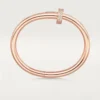 Juste Un Clou-armbånd, stor model, diamanter Juste Un Clou-armbånd, stor model, diamanter