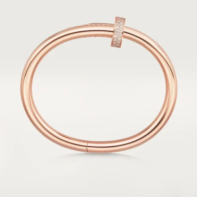 Juste Un Clou-armbånd, stor model, diamanter Juste Un Clou-armbånd, stor model, diamanter