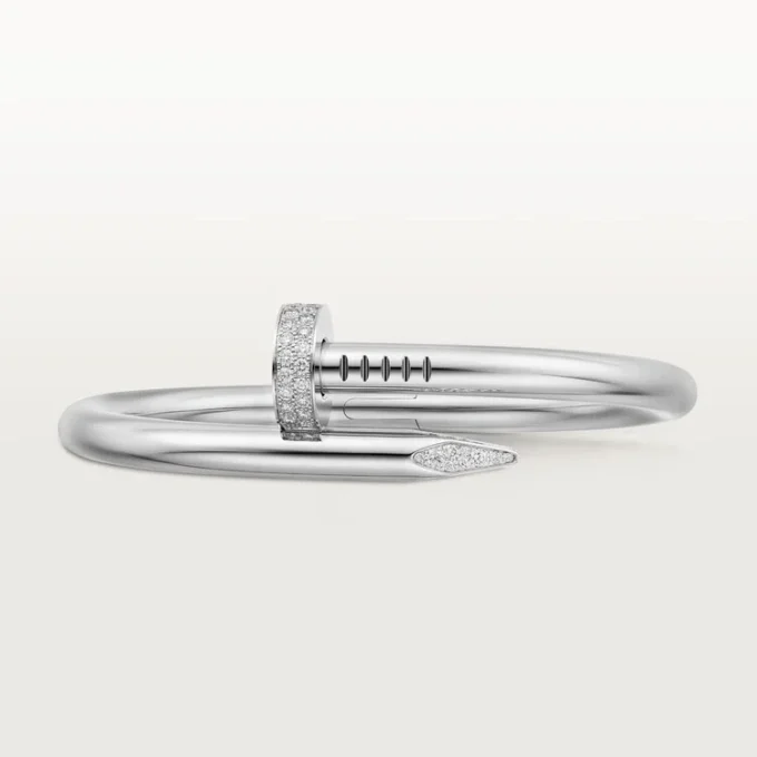 Juste Un Clou-armbånd, stor model, diamanter Juste Un Clou-armbånd, stor model, diamanter