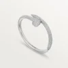 Juste Un Clou-armbånd, stor model, halvt pavé Juste Un Clou-armbånd, stor model, halvt pavé