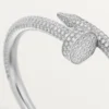 Juste Un Clou-armbånd, stor model, halvt pavé Juste Un Clou-armbånd, stor model, halvt pavé