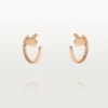 Juste Un Clou diamant-hoopøreringe, rosaguld | Cartier Us Juste Un Clou diamant-hoopøreringe, rosaguld | Cartier Us