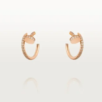Juste Un Clou diamant-hoopøreringe, rosaguld | Cartier Us
