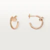 Juste Un Clou diamant-hoopøreringe, rosaguld | Cartier Us Juste Un Clou diamant-hoopøreringe, rosaguld | Cartier Us