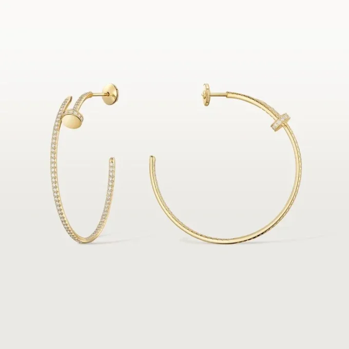Juste Un Clou hoopøreringe, stor model, pavé Juste Un Clou hoopøreringe, stor model, pavé