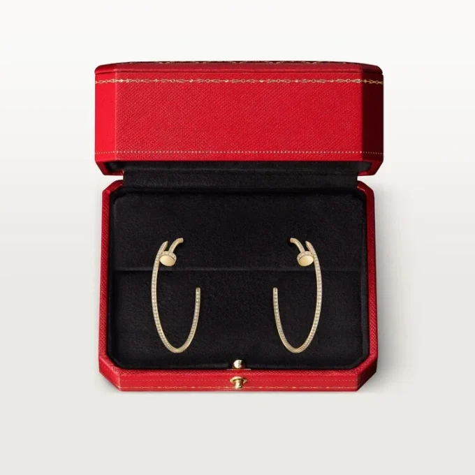 Juste Un Clou hoopøreringe, stor model, pavé Juste Un Clou hoopøreringe, stor model, pavé