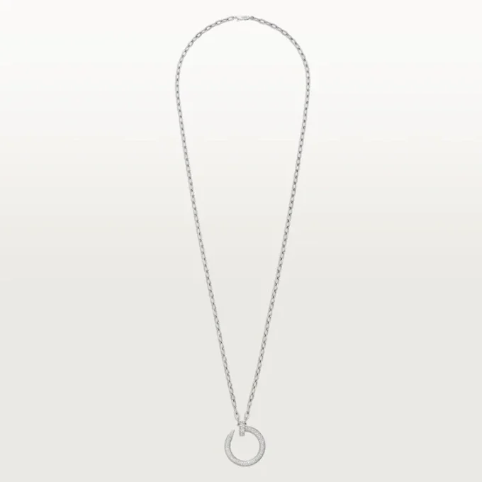 Juste Un Clou lang halskæde, multiwear, ekstra stor model, pavé Juste Un Clou lang halskæde, multiwear, ekstra stor model, pavé