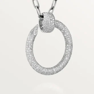 Juste Un Clou lang halskæde, multiwear, ekstra stor model, pavé Juste Un Clou lang halskæde, multiwear, ekstra stor model, pavé