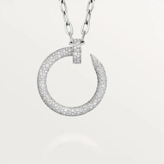 Juste Un Clou lang halskæde, multiwear, ekstra stor model, pavé Juste Un Clou lang halskæde, multiwear, ekstra stor model, pavé
