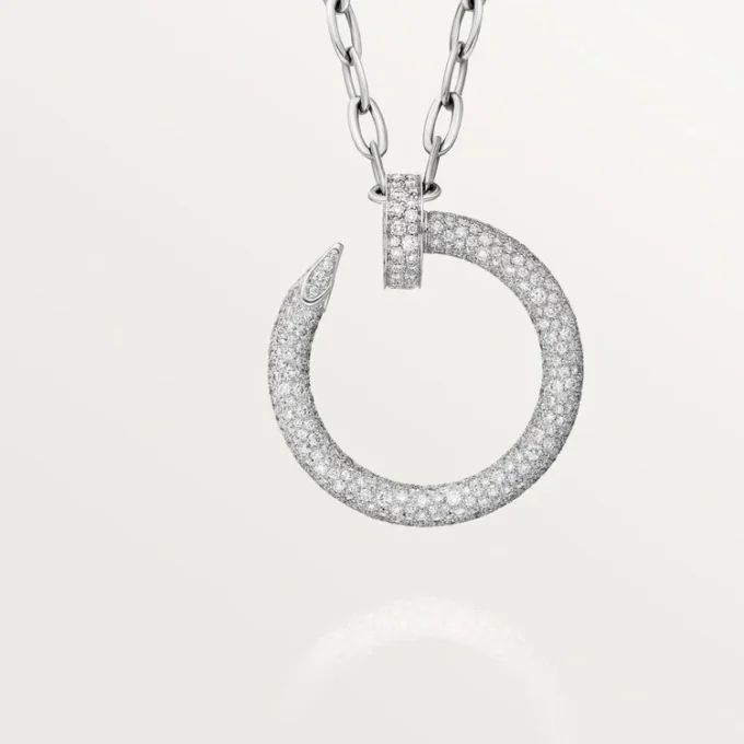 Juste Un Clou lang halskæde, multiwear, ekstra stor model, pavé Juste Un Clou lang halskæde, multiwear, ekstra stor model, pavé