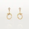 Juste Un Clou øreringe, dobbelte, diamanter Juste Un Clou øreringe, dobbelte, diamanter