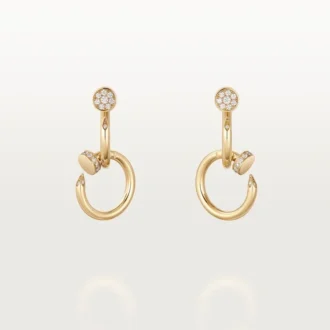Juste Un Clou øreringe, dobbelte, diamanter