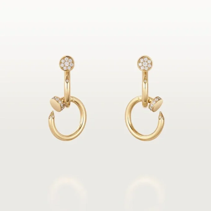 Juste Un Clou øreringe, dobbelte, diamanter Juste Un Clou øreringe, dobbelte, diamanter