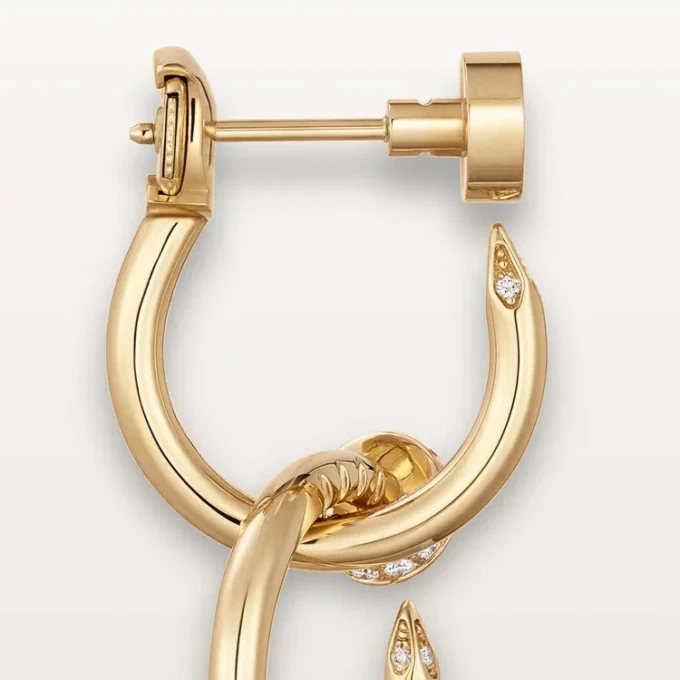 Juste Un Clou øreringe, dobbelte, diamanter Juste Un Clou øreringe, dobbelte, diamanter