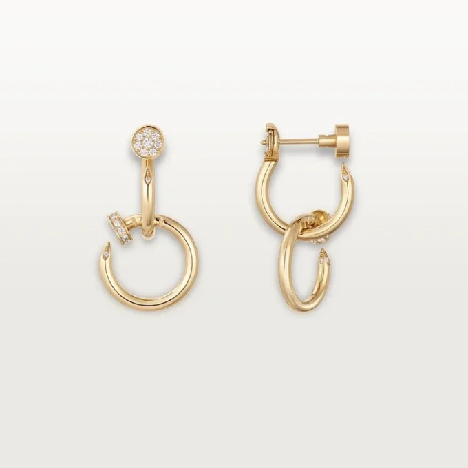 Juste Un Clou øreringe, dobbelte, diamanter Juste Un Clou øreringe, dobbelte, diamanter