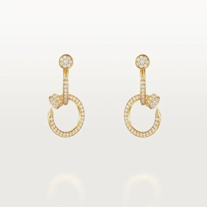 Juste Un Clou øreringe, dobbelte, pavé Juste Un Clou øreringe, dobbelte, pavé