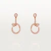 Juste Un Clou øreringe, dobbelte, pavé Juste Un Clou øreringe, dobbelte, pavé